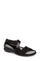 Naot 'Papaki' Sandal Black Leather at Nordstrom,