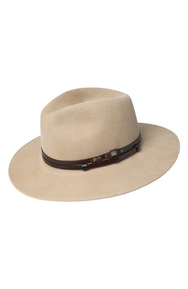 Bailey Stedman Wool Fedora in Stucco at Nordstrom, Size Large