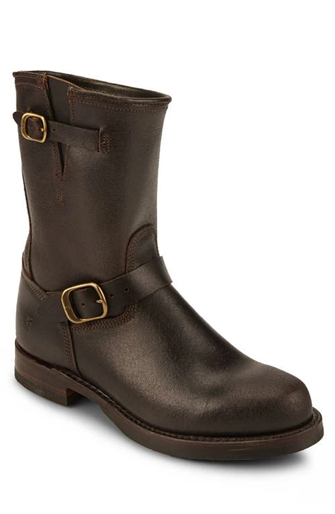 Frye John Addison Engineer Boot Brown at Nordstrom,