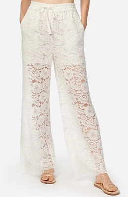 CAMI NYC Dara Lace Wide Leg Pants at Nordstrom,