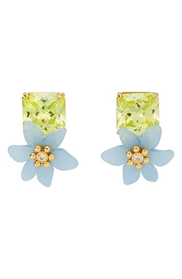 Kate Spade New York brighten up flower statement drop earrings in Blue/Multi at Nordstrom