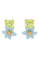 Kate Spade New York brighten up flower statement drop earrings in Blue/Multi at Nordstrom