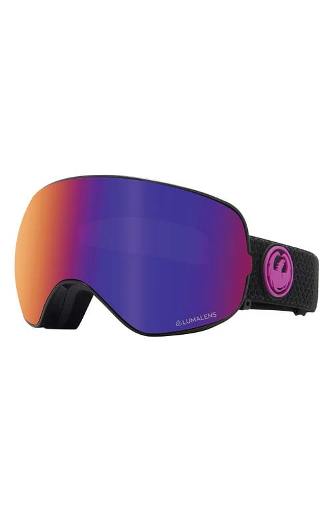 DRAGON X2 72mm Snow Goggles in Split Llpurpleion Llamber at Nordstrom