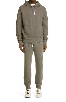 ZEGNA Cotton & Cashmere Sweatpants in Grey at Nordstrom, Size 34 Us