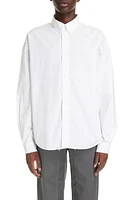 Givenchy Cotton Poplin Button-Down Shirt White at Nordstrom, Eu