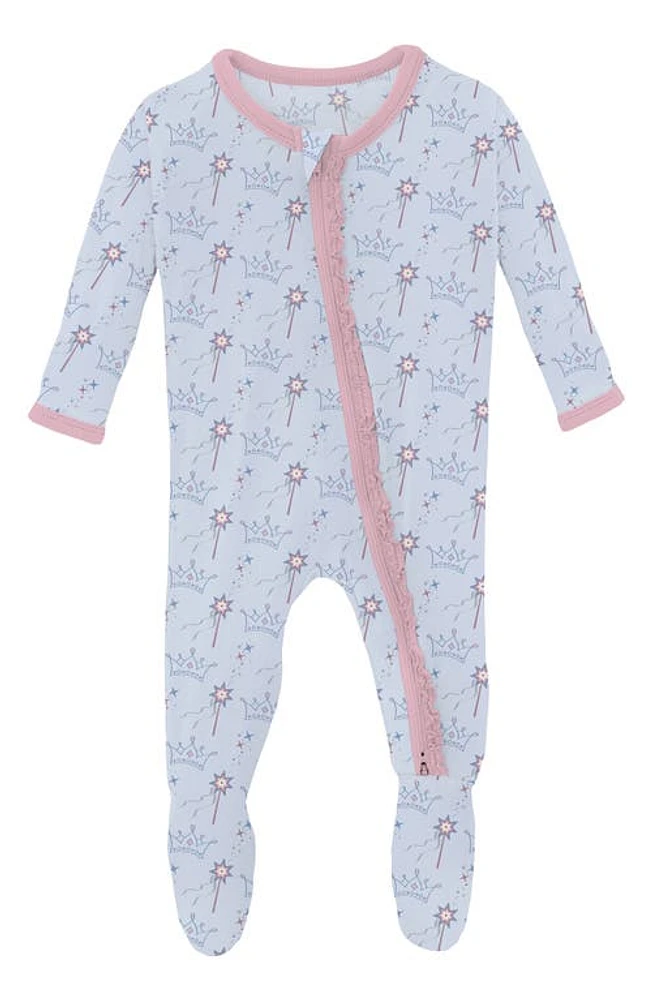 KicKee Pants Magical Print Fitted One-Piece Pajamas Dew Princess at Nordstrom,