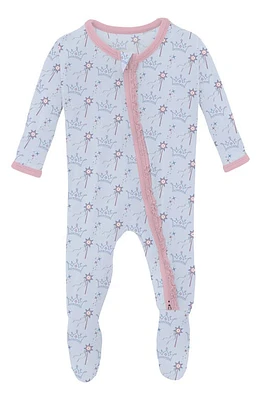 KicKee Pants Magical Print Fitted One-Piece Pajamas Dew Princess at Nordstrom,