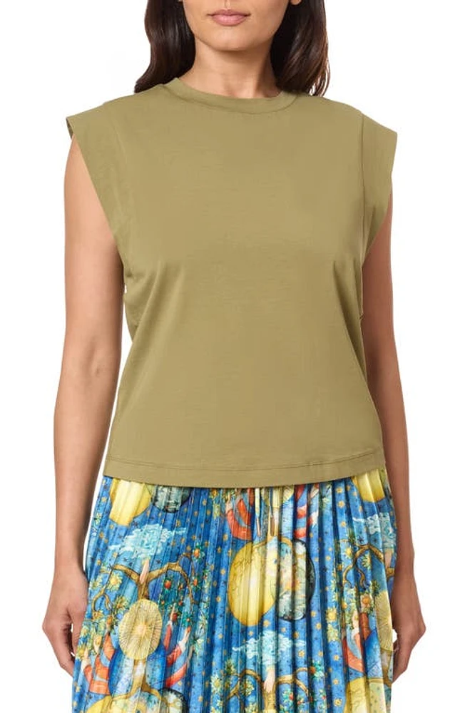 Scotch & Soda Mercerized Muscle Tee Washed Military at Nordstrom,