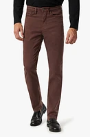 34 Heritage Charisma Relaxed Straight Leg Twill Pants Mahogany at Nordstrom, X