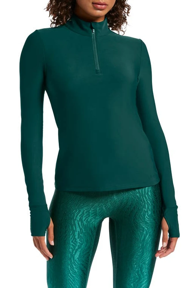 BANDIER Pro Fleece Quarter Zip Top Botanical Garden at Nordstrom,