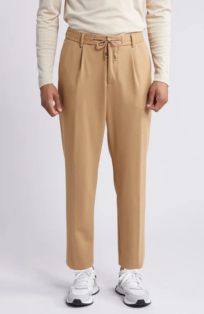 BOSS Perin Drawstring Pants Medium Beige at Nordstrom,