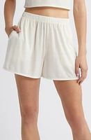 Open Edit Dreamy Rib Sleep Shorts at Nordstrom,