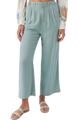 O'Neill Rowan Wide Leg Crop Pants Silver Blue at Nordstrom,