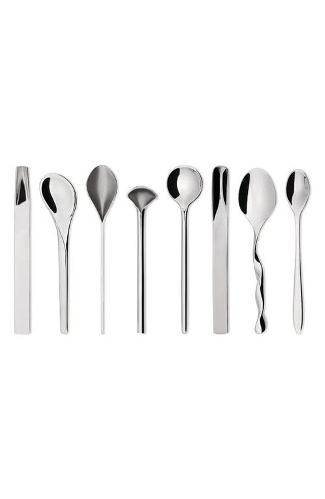 ALESSI 8-Piece Coffee & Tea Lovers Spoon Set in Stainless Steel at Nordstrom