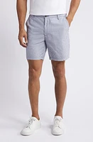 AG Cipher Slim Fit Stripe Seersucker Chino Shorts Paradise Cove at Nordstrom,