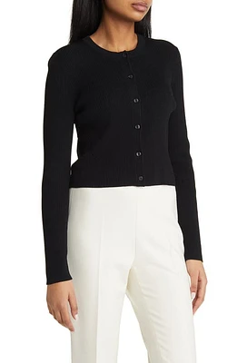 BOSS Fahara Cardigan Black at Nordstrom,