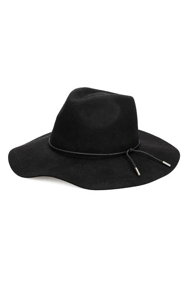 San Diego Hat Anza Packable Fedora in Black at Nordstrom