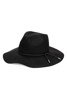 San Diego Hat Anza Packable Fedora in Black at Nordstrom