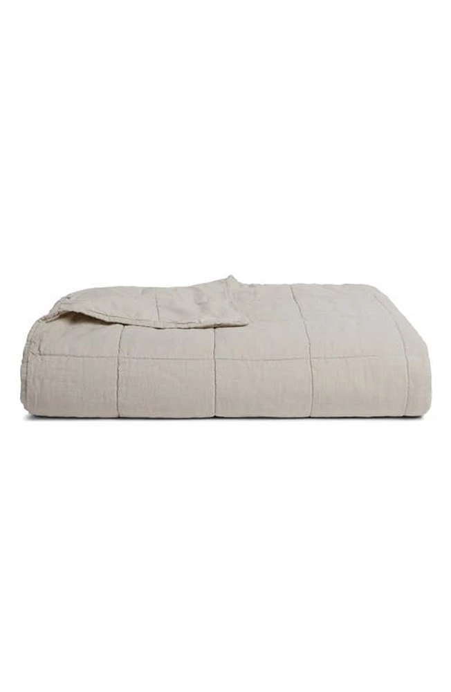 Parachute Linen Box Quilt in Bone at Nordstrom