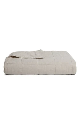 Parachute Linen Box Quilt in Bone at Nordstrom