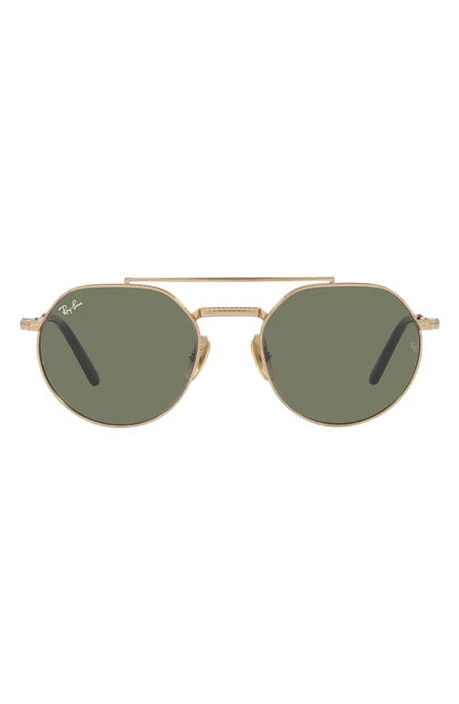 Ray-Ban Jack II 53mm Irregular Sunglasses in Gold Flash at Nordstrom