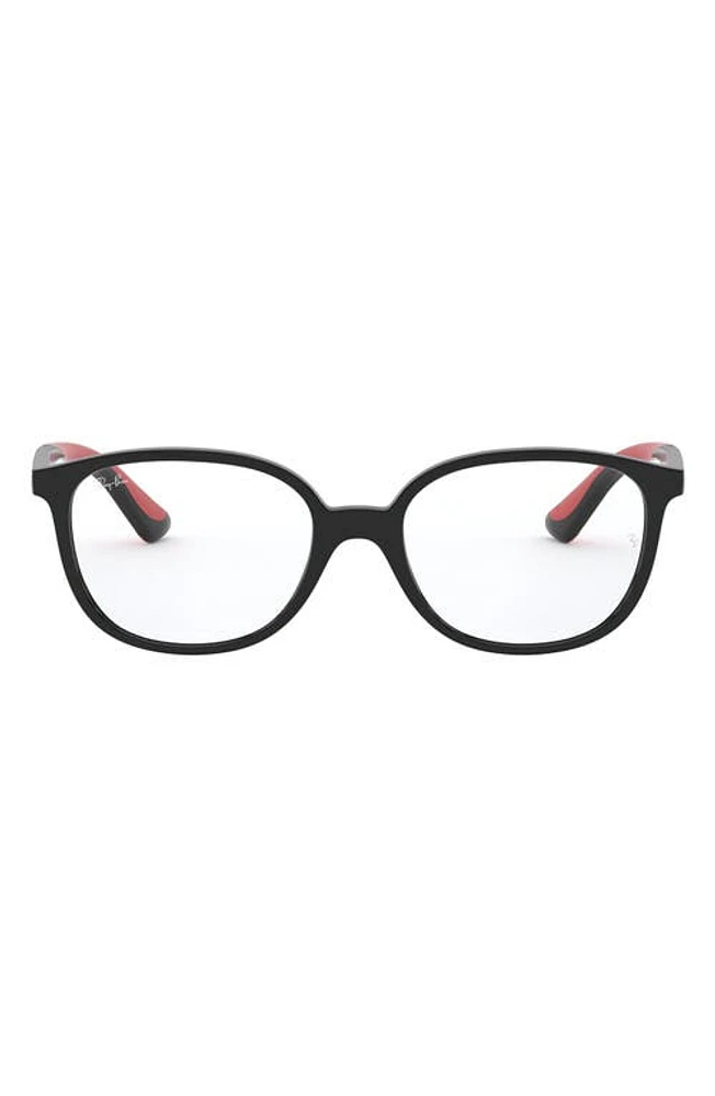 Ray-Ban Kids' 49mm Optical Glasses in Black at Nordstrom