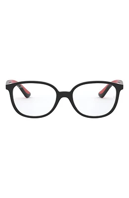 Ray-Ban Kids' 49mm Optical Glasses in Black at Nordstrom