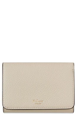 Mulberry Continental Leather Trifold Wallet in Chalk at Nordstrom