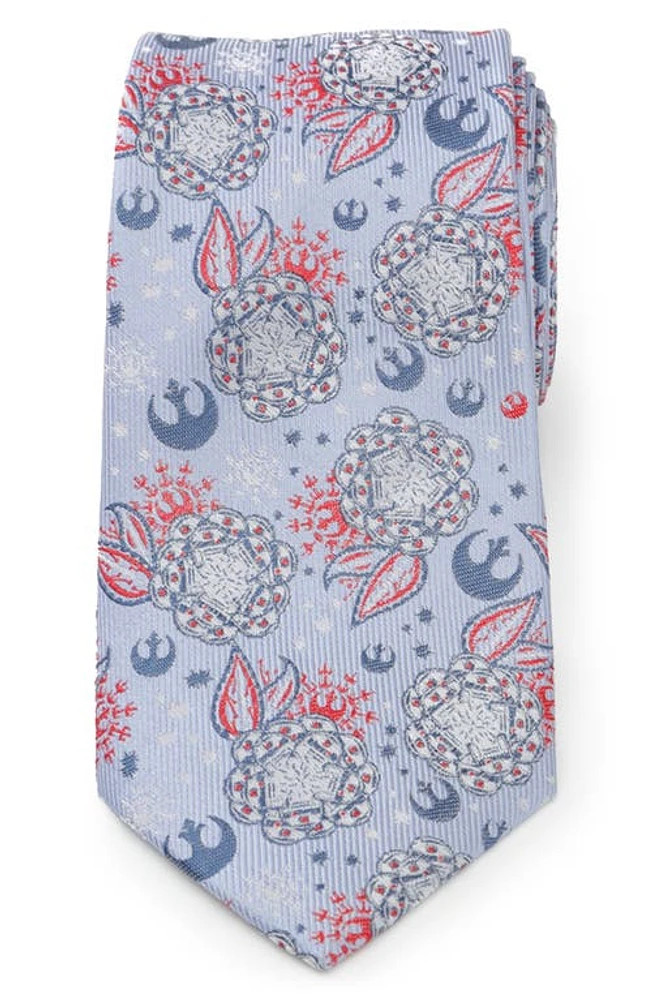 Cufflinks, Inc. Star Wars Floral Icons Silk Tie in Blue at Nordstrom