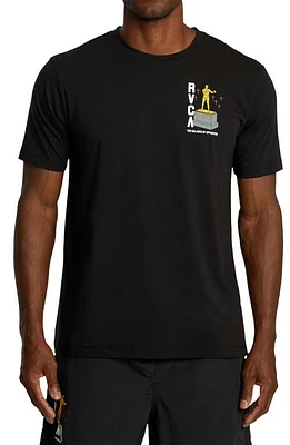 RVCA Luke Boxing Trophy Performance Graphic T-Shirt Black at Nordstrom,