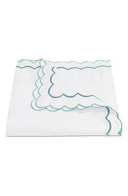 Matouk India Cotton Duvet Cover in Cerulean at Nordstrom