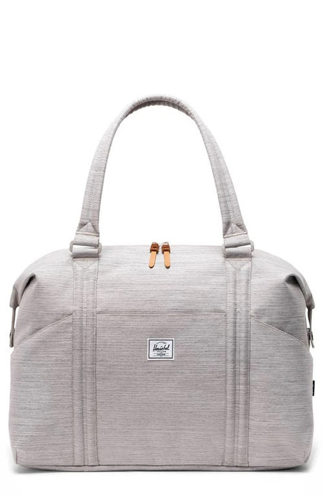 Herschel Supply Co. Strand Recycled Polyester Duffle Bag in Light Grey Crosshatch at Nordstrom