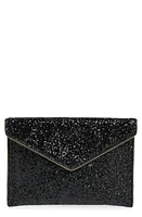 Rebecca Minkoff Leo Glitter Envelope Clutch in Black at Nordstrom