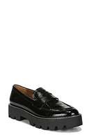 Franco Sarto Balin Platform Loafer Black Leather at Nordstrom,