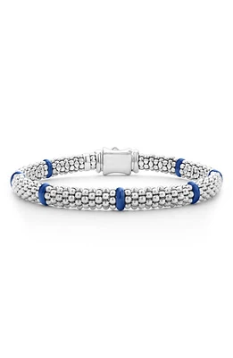 LAGOS Blue Caviar Ceramic Station Rope Bracelet in Marine at Nordstrom