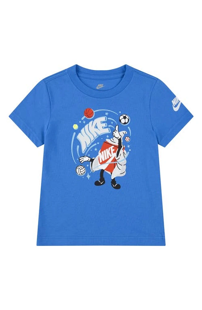 Nike Kids' Magic Boxy Graphic T-Shirt Light Photo Blue at Nordstrom,