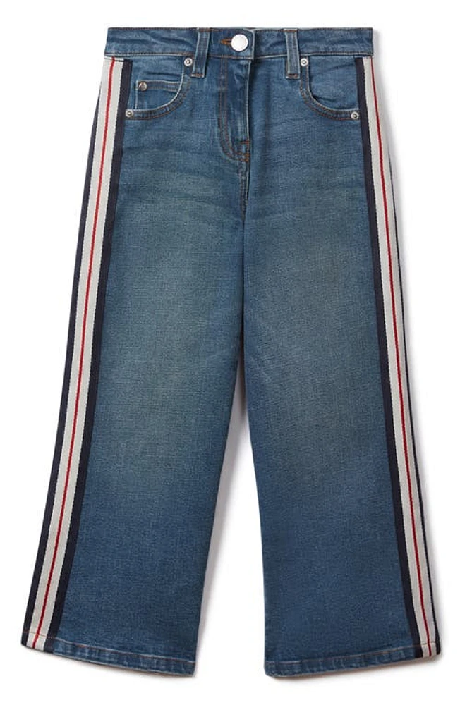 Reiss Kids' Marie Wide Leg Jeans Blue at Nordstrom, Y