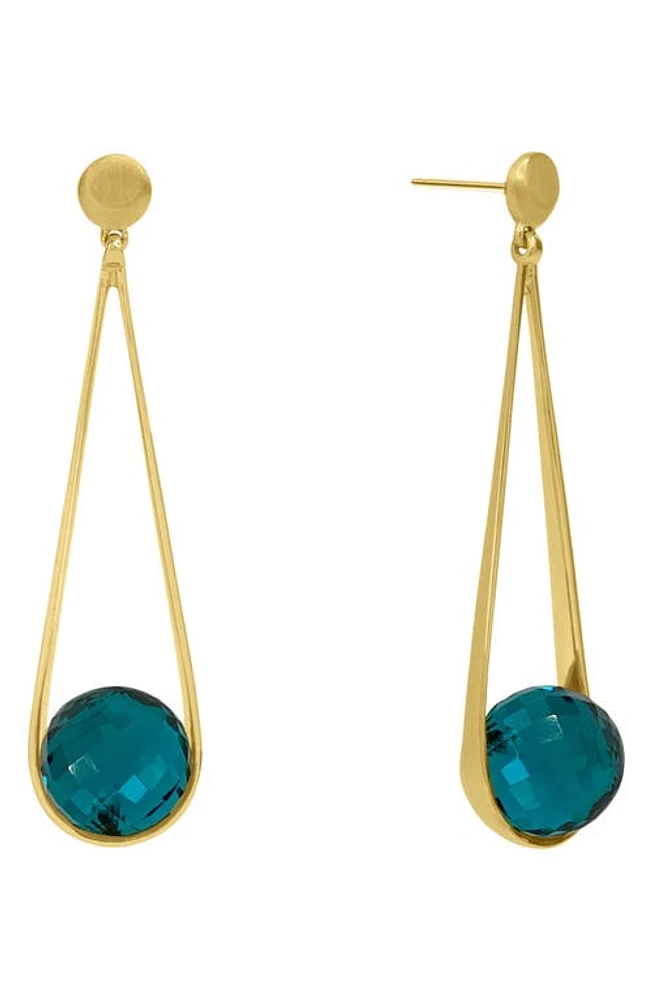 Dean Davidson Ipanema Drop Earrings in Electric Blue/Gold at Nordstrom