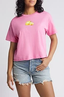 Vinyl Icons Lemons Cotton Graphic Baby Tee Pink at Nordstrom,