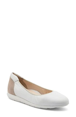 Sarah Ballet Flat Cream Calf at Nordstrom,