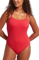 Seafolly Sea Dive Scoop Neck One-Piece Swimsuit at Nordstrom, Us