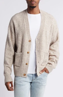 PacSun Nile Heathered Bouclé Cardigan Fog at Nordstrom,