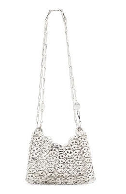 Rabanne Nano 1969 Icon Shoulder Bag in Silver at Nordstrom