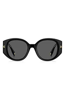 Marc Jacobs Round Sunglasses in Black /Grey at Nordstrom