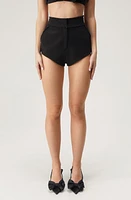 NASTY GAL Beaded Micro Shorts Black at Nordstrom,