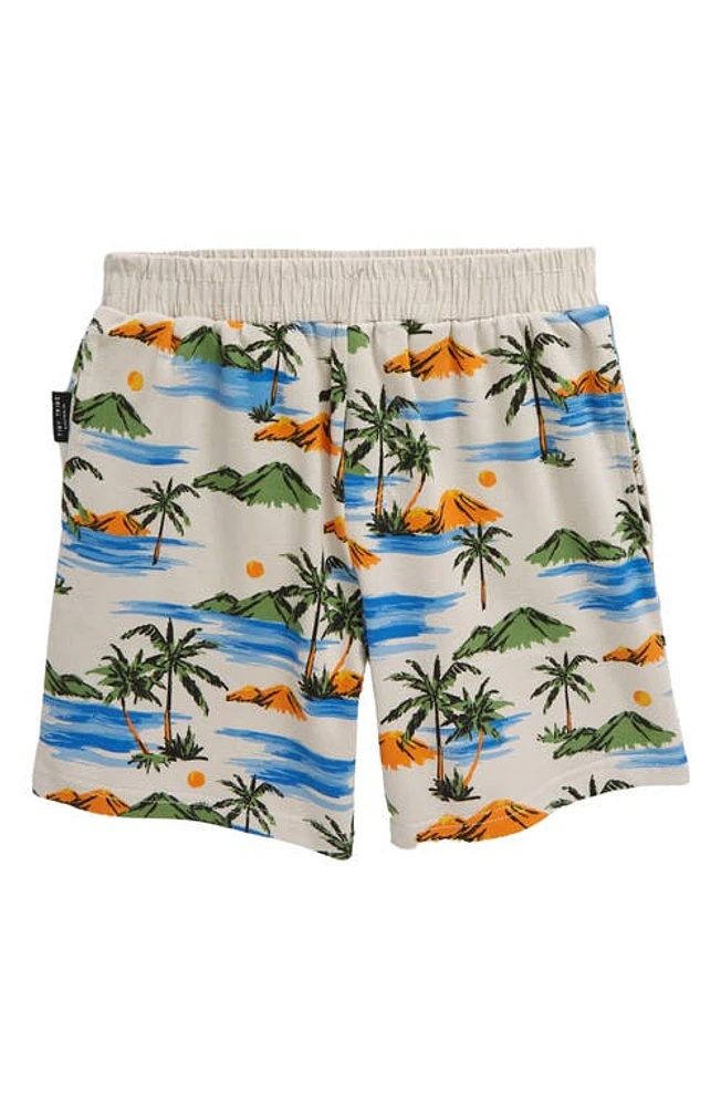 TINY TRIBE Kids' Island Getaway Shorts Bone at Nordstrom,