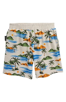 TINY TRIBE Kids' Island Getaway Shorts Bone at Nordstrom,