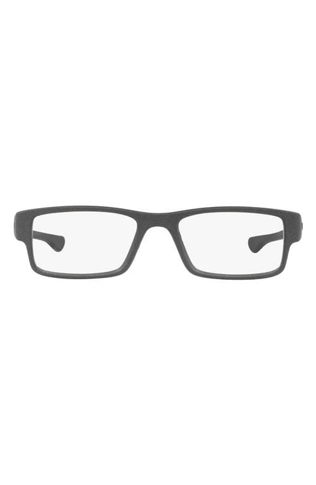 Oakley Airdrop 57mm Rectangular Optical Glasses in Light Grey at Nordstrom