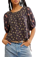 Free People Chloe Mixed Print Back Cutout Top Combo at Nordstrom,