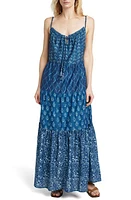 Faherty Sun Chaser Tiered Maxi Sundress Sunburst Mix at Nordstrom,